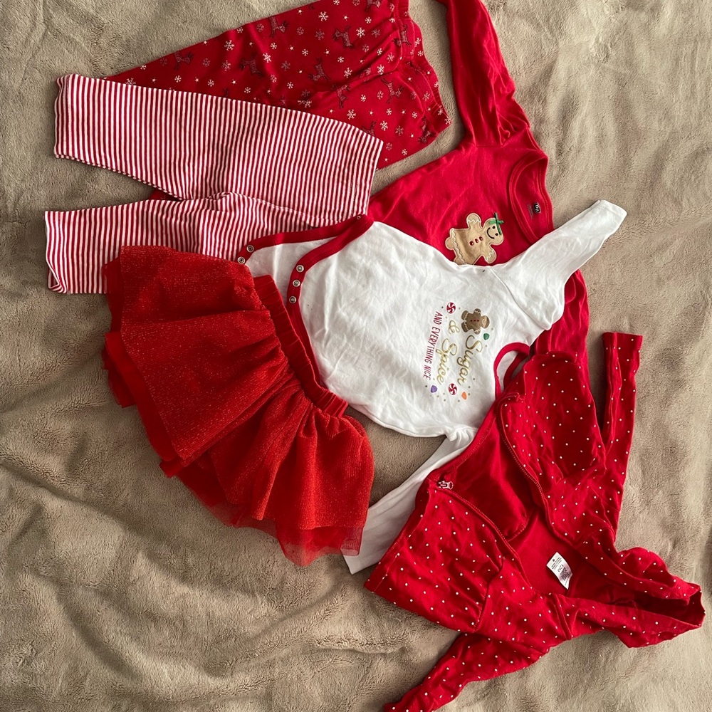 6-12m baby girl Christmas bundle